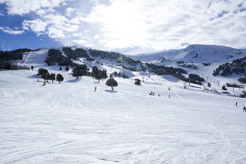 Andorran slopes during December