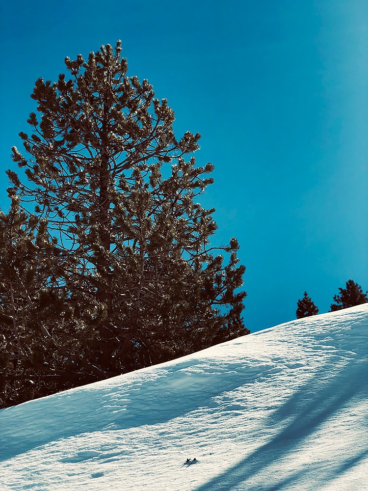 A ski slope in El Tarter