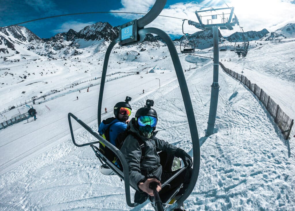 Ski lift in Pas de la Casa