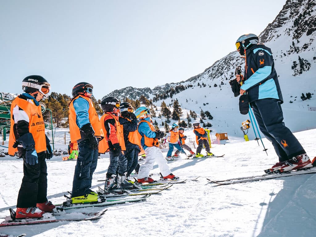 Ski school for children as Pal Arinsal