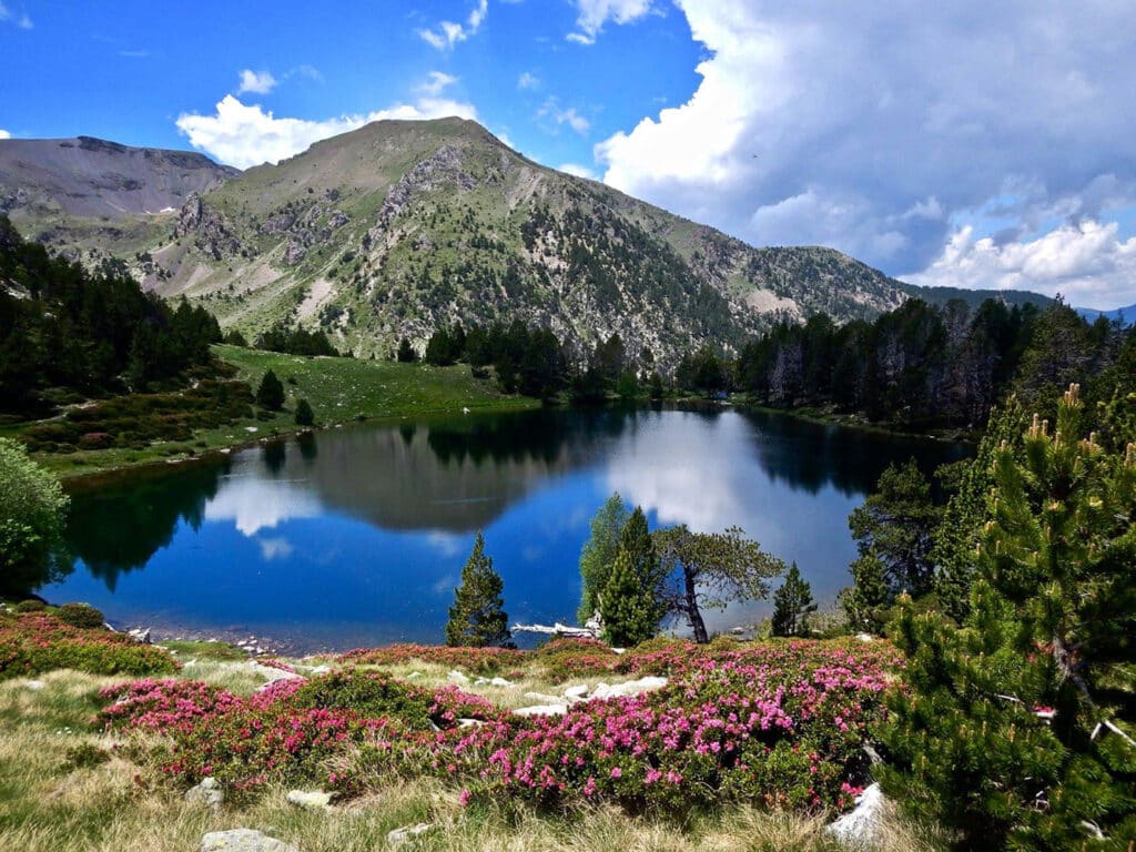 A gorgeous summer lake in Andorra