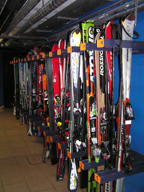 Hotel Espel ski rack