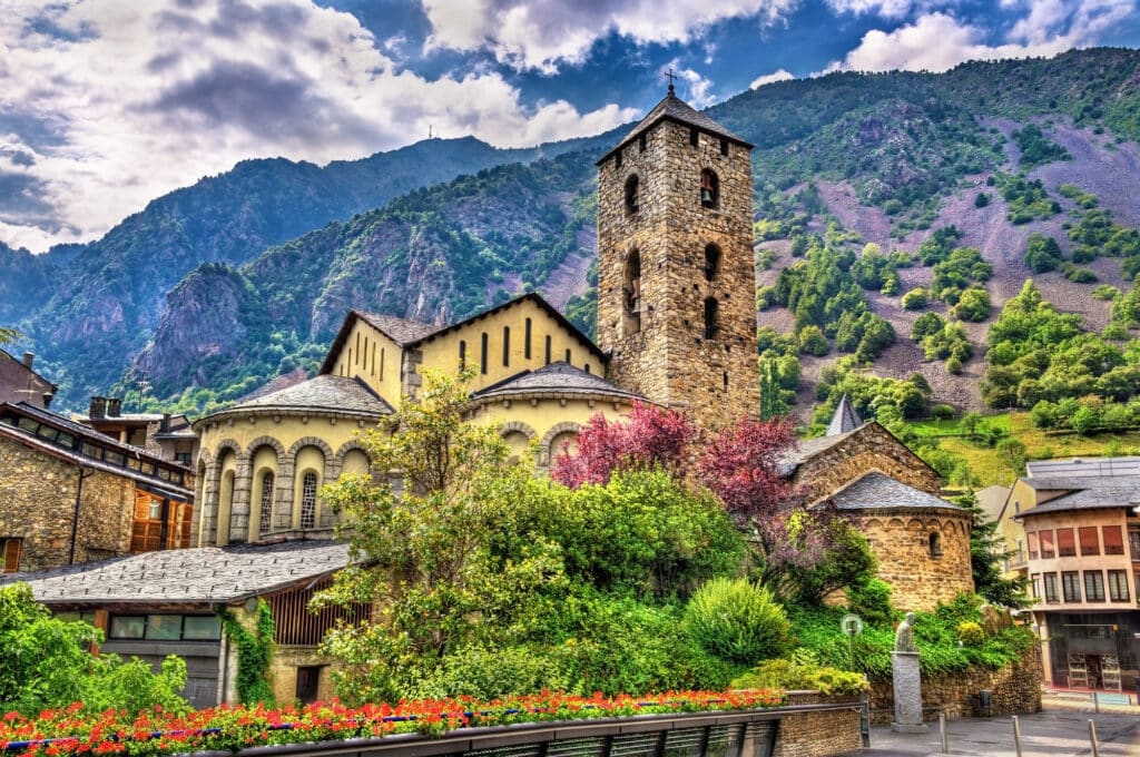 A Romanesque church in Andorra